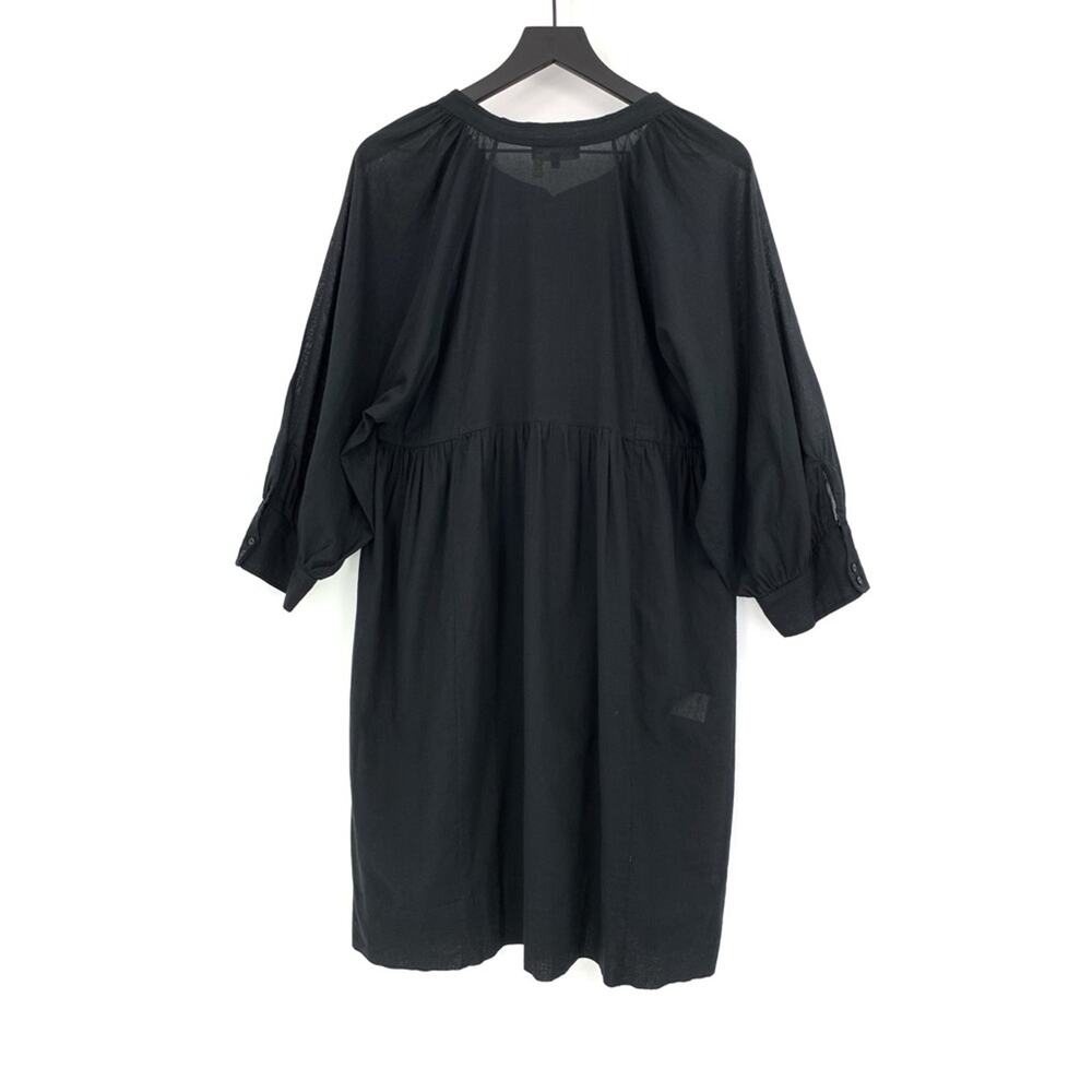 ISABEL MARANT Étoile Cotton Tunic Dress Black 3 - Picture 10 of 11